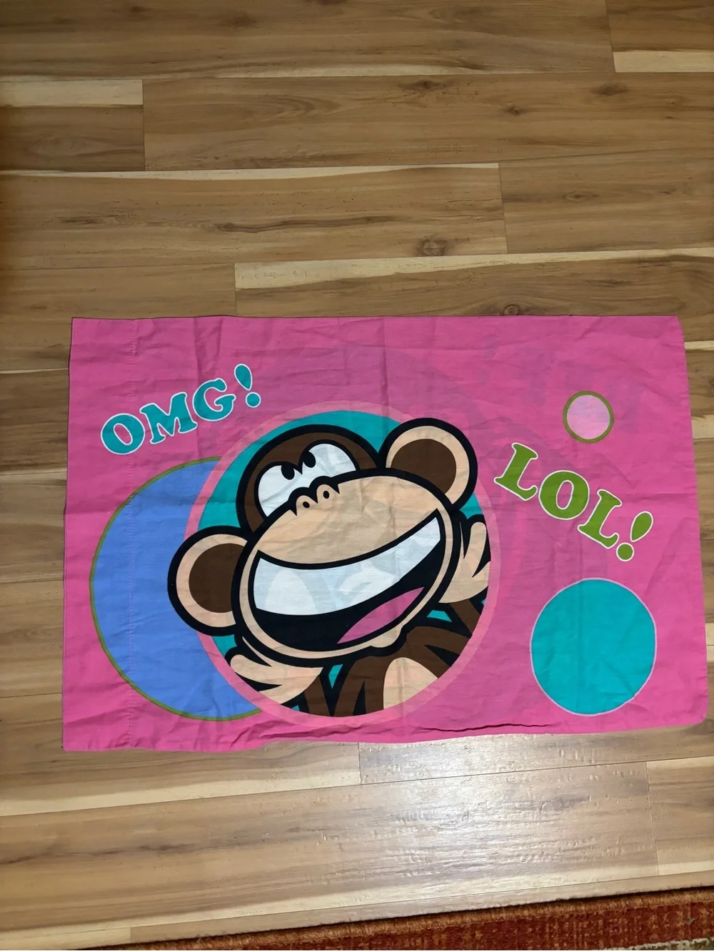 Y2K Bobby Jack pink BFF pillowcase